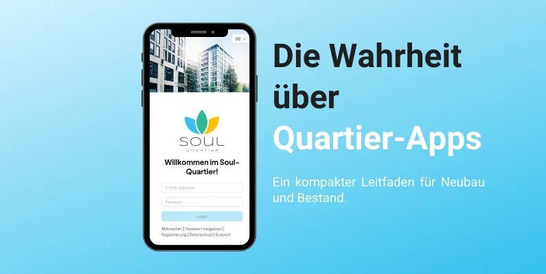 Smartphone in Quartier